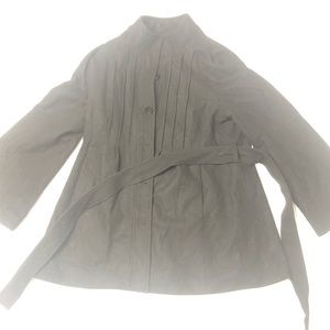 Steve Madden High-Low Pea Coat Belt Size Large